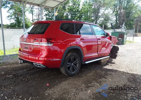 2021 Volkswagen Atlas 3.6L V6 Se W/Technology R-Line z USA, uszkodzony, nr VIN 1V2RR2CA0MC539783